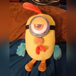 Minions The Rise of Gru Chicken Plush Stuffed Toy 14” With 2 Eggs